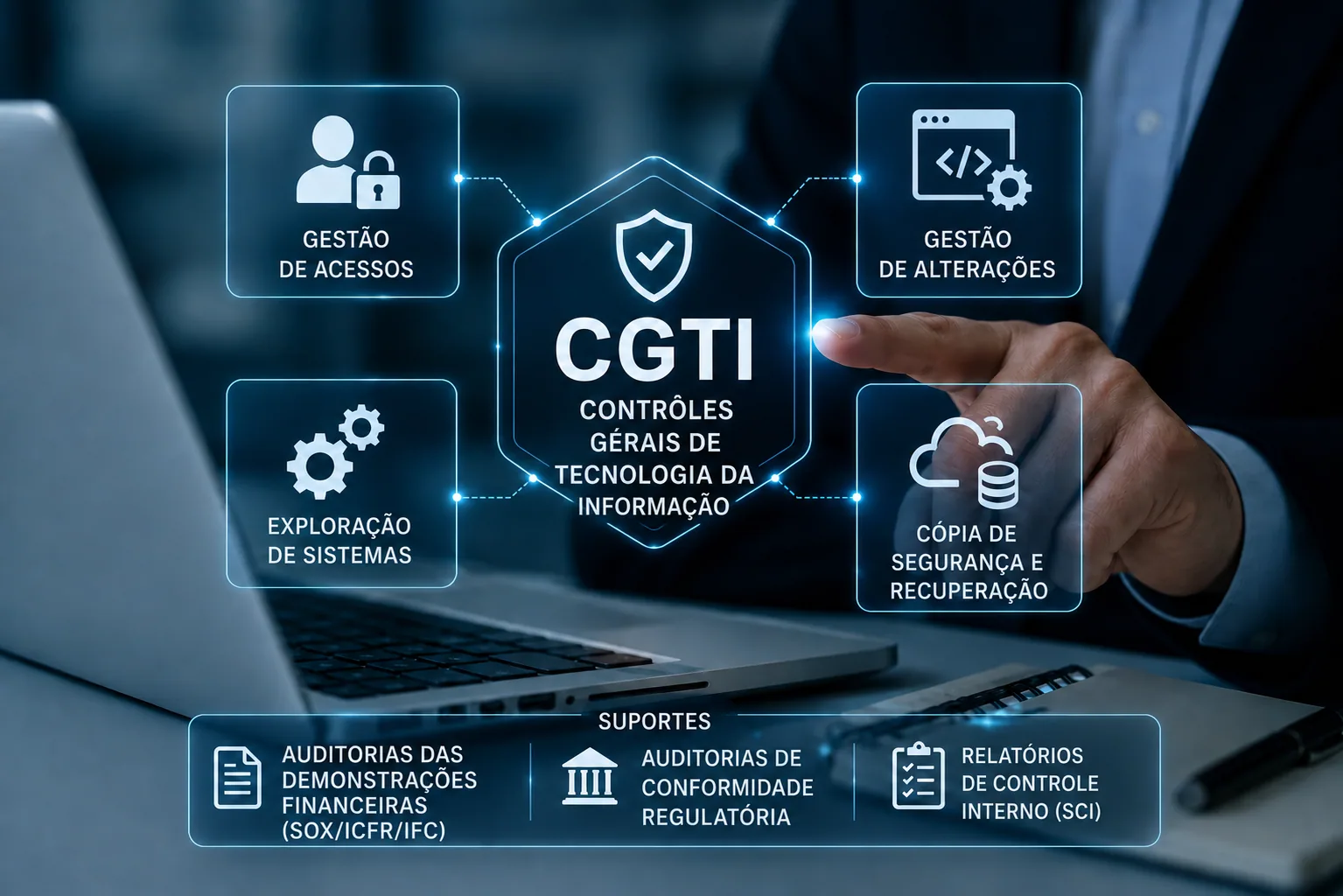 Controles gerais de TI (ITGC) compliance and audit