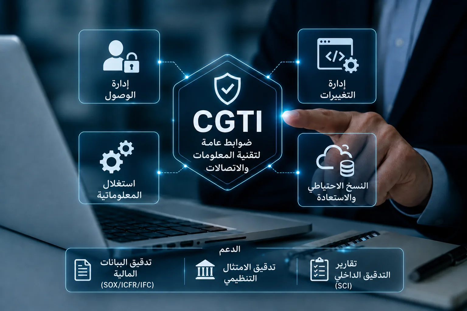 الضوابط العامة لتقنية المعلومات (ITGC) compliance and audit