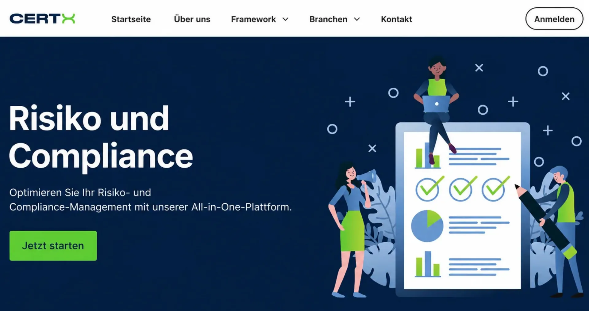 CERTX Plattform für Risiko und Compliance