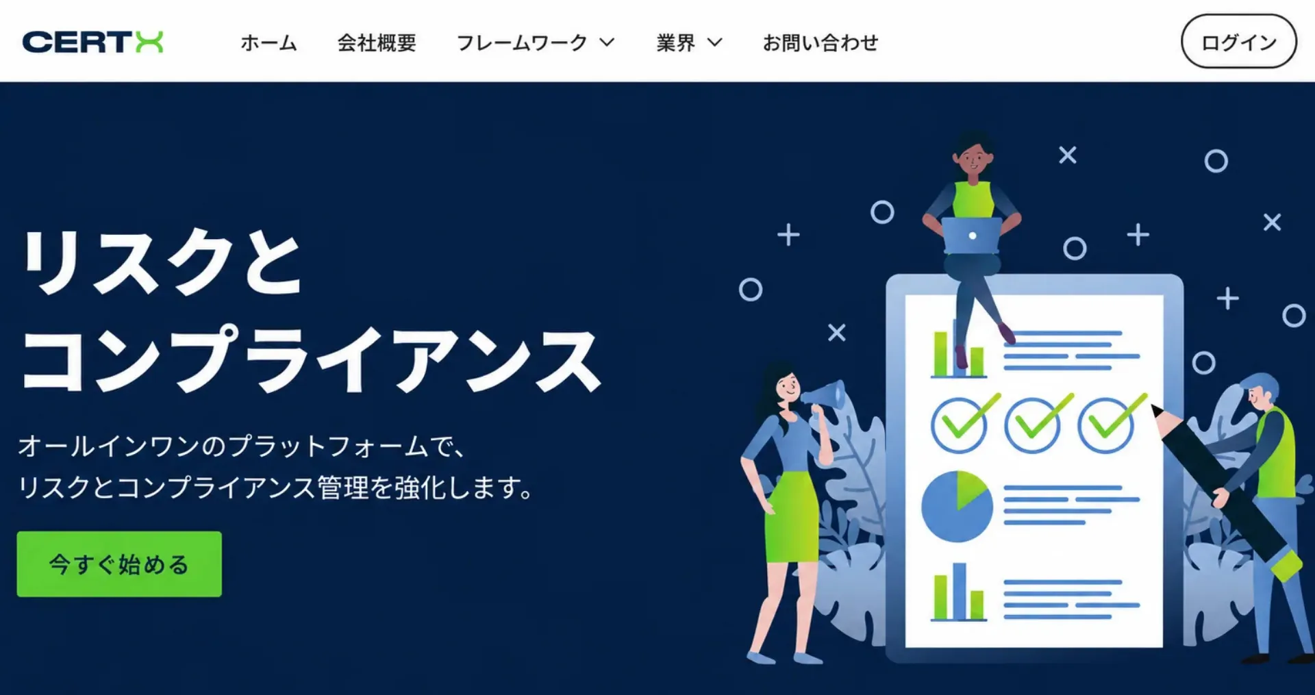 CERTX リスク&コンプライアンスプラットフォーム