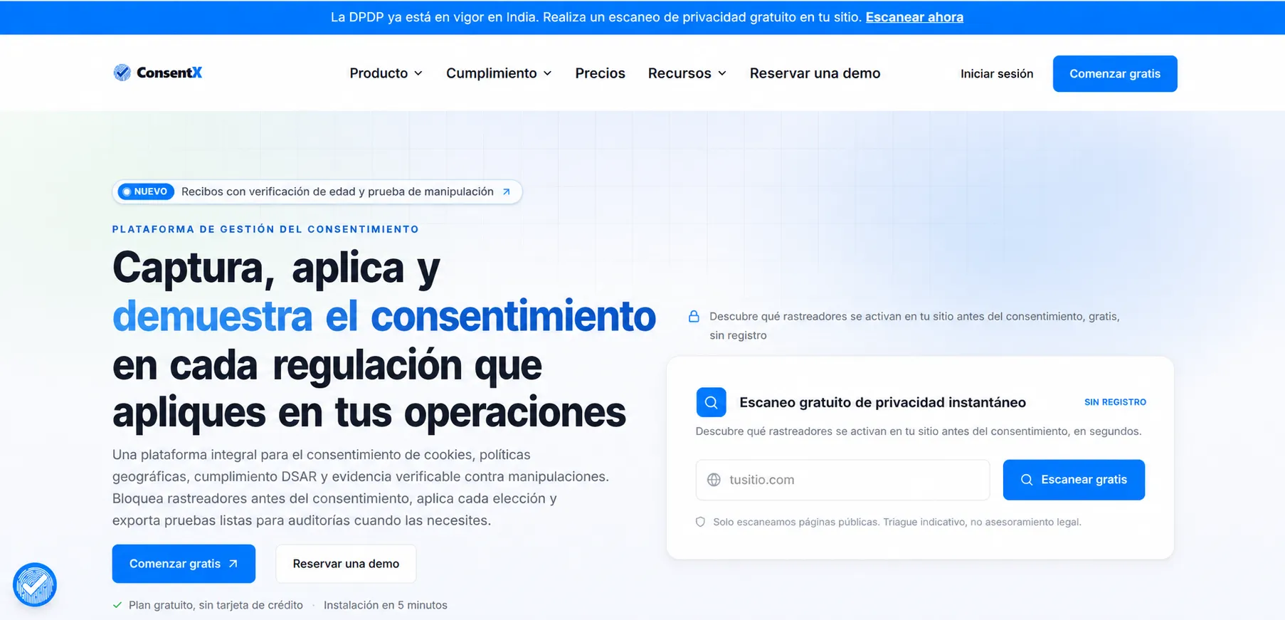 ConsentX platform