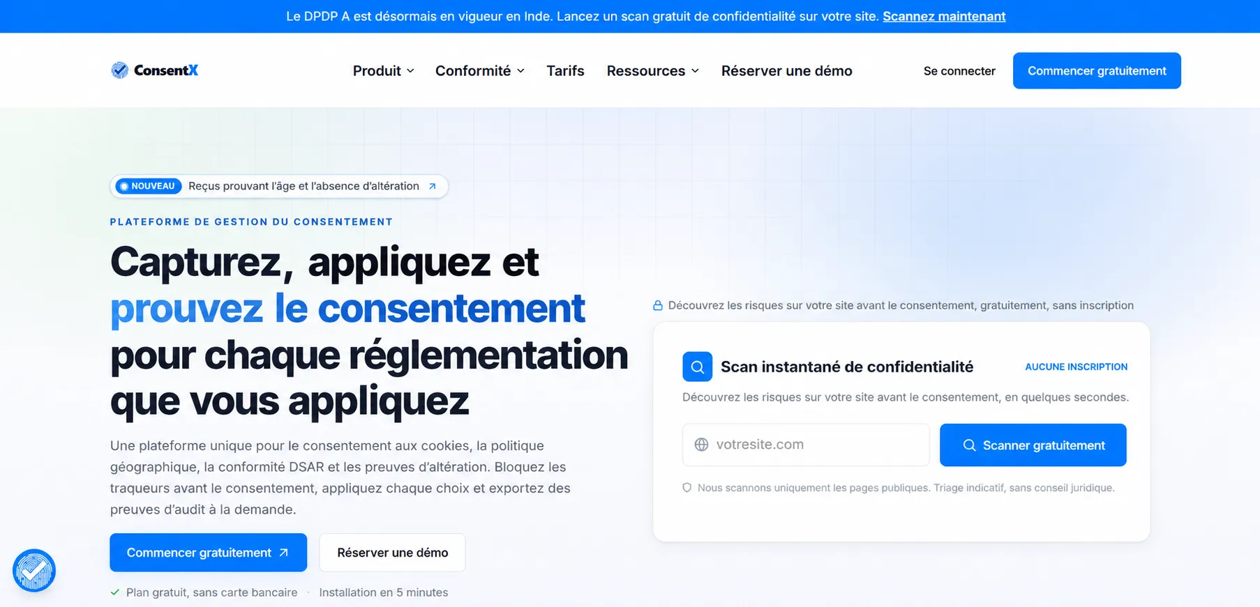 ConsentX platform