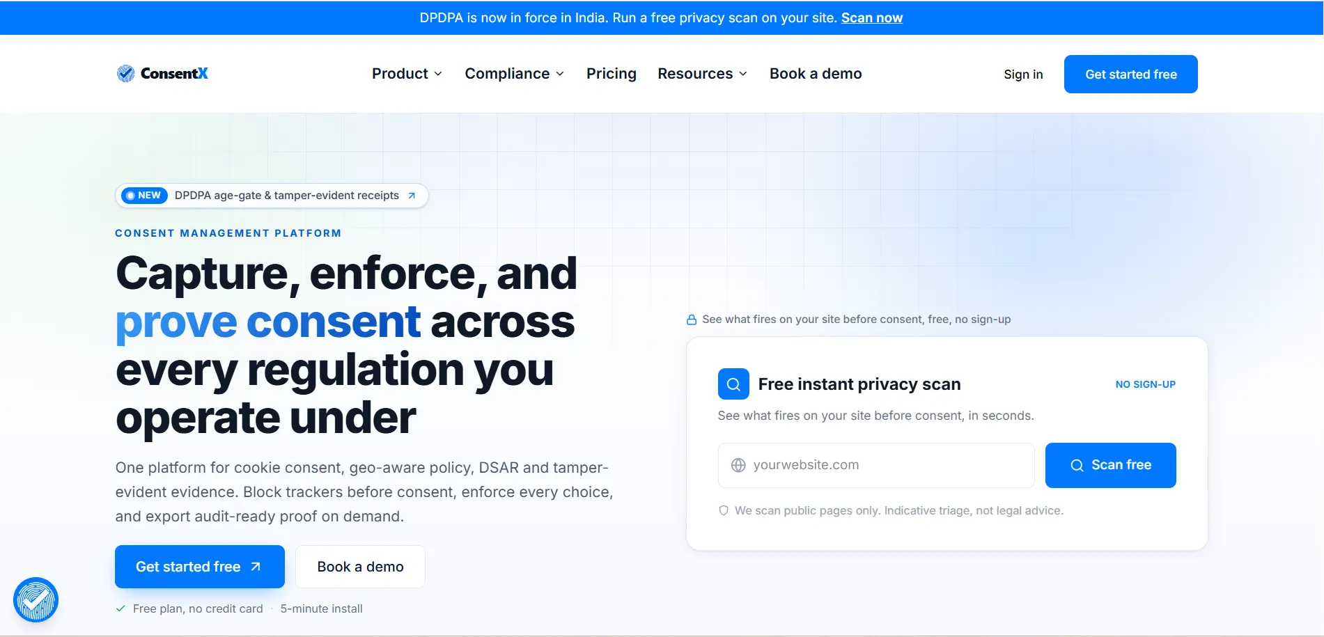 ConsentX platform
