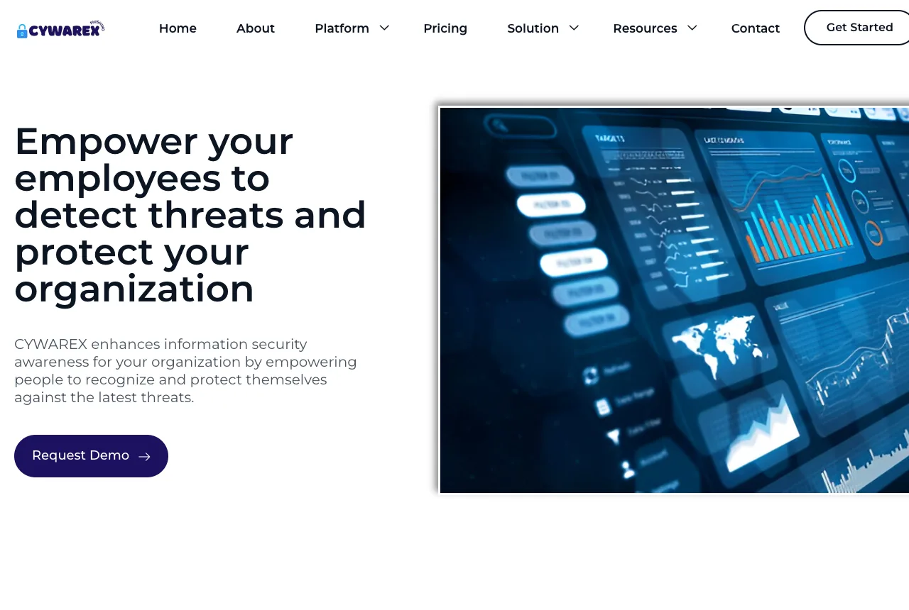 CYWAREX security awareness training platform